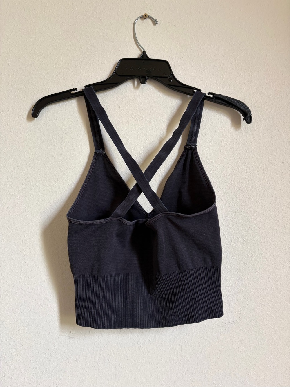 Free People Movement Good Karma Crop Top w/ logo | XS/S | washed black - Picture 4 of 5